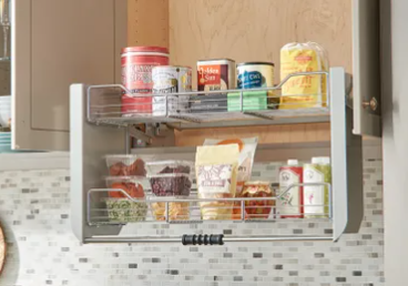 Aging in Place Remodeling Wichita KS kitchen remodeling pulldown shelf