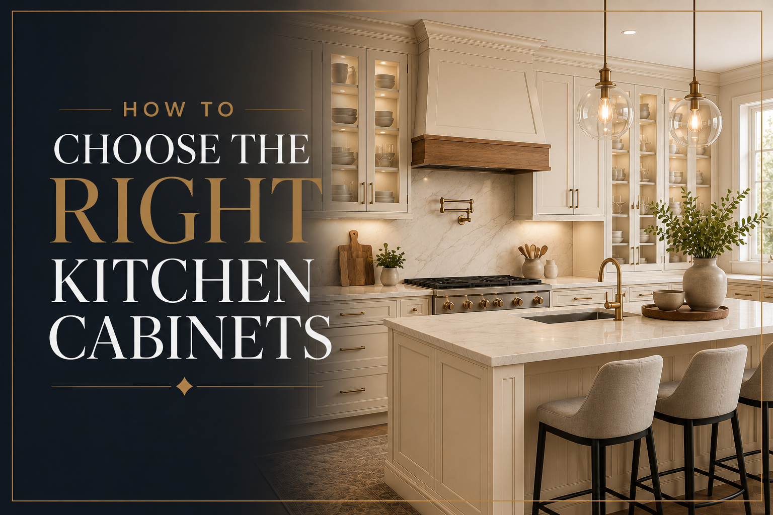 How to Choose the Right Kitchen Cabinets: A Homeowner’s Complete Guide